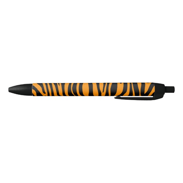 Princeton Orange Zebra Print Pen (Bottom)