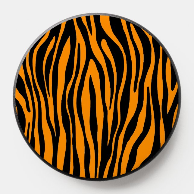 Princeton Orange Zebra Print PopSocket (Popsocket)