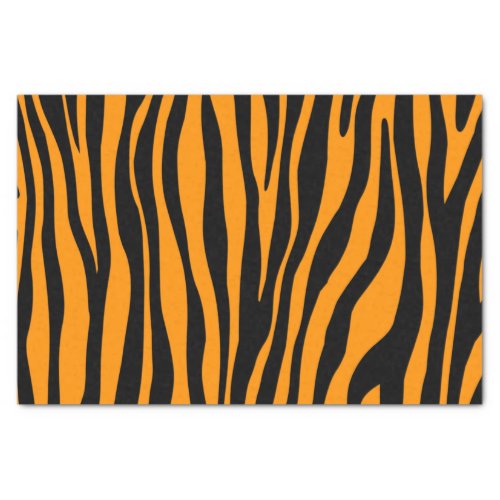 Princeton Orange Zebra Print Tissue Paper