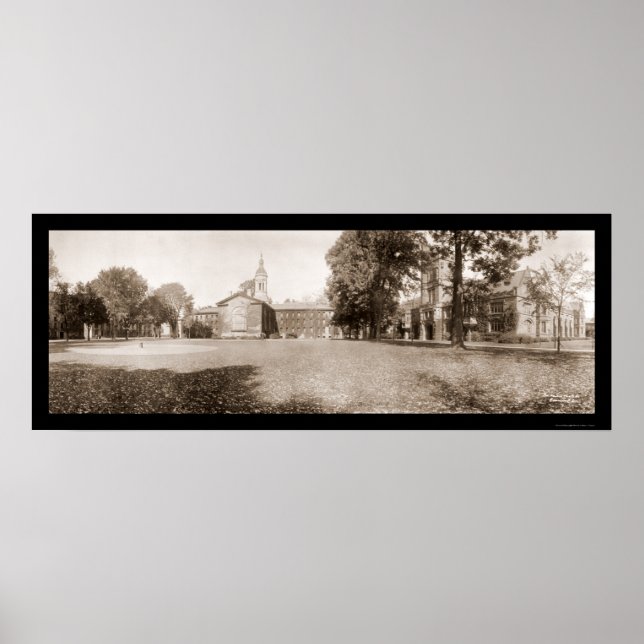 Princeton University Photo 1909 Poster (Front)