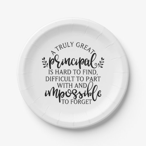 Principal Appreciation Day Ideas Paper Plates