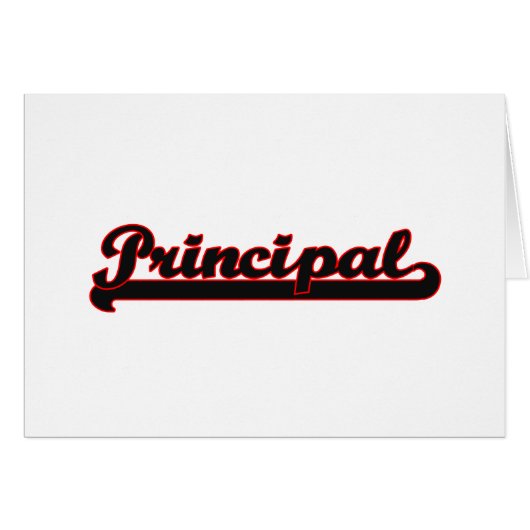 Principal Classic Job Design Cards (Front Horizontal)
