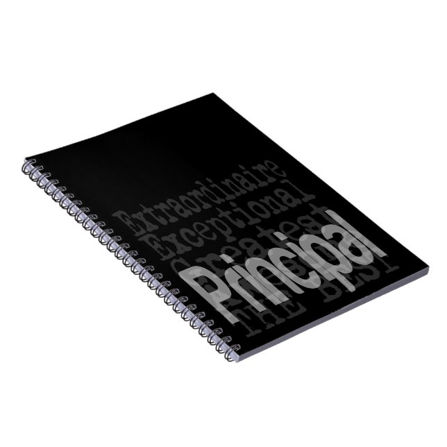 Principal Extraordinaire Notebook (Right Side)