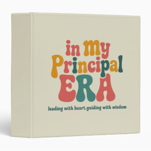 Principal Gifts in My Principal Era Back To School 3 Ring Binder
