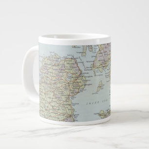 Principal Highroads of the British Isles Giant Coffee Mug