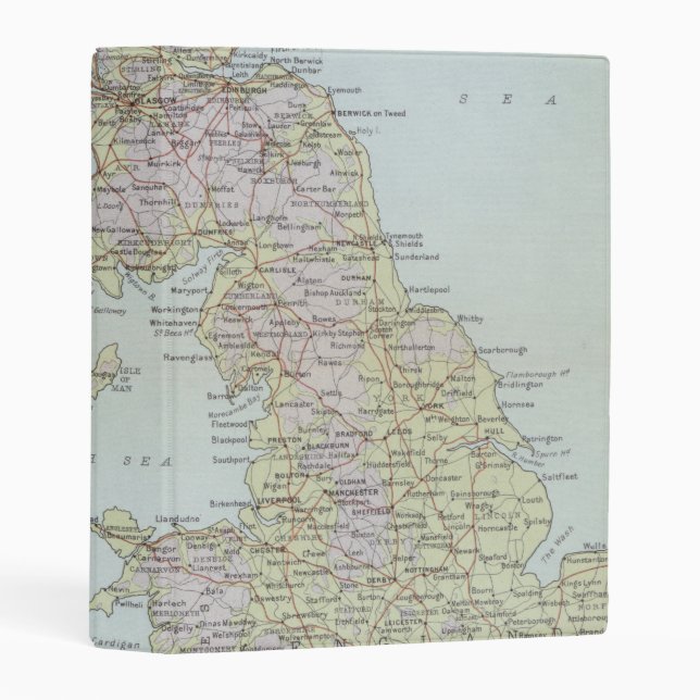 Principal Highroads of the British Isles Mini Binder (Front/Spine)