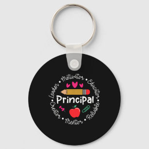 Principal Leader Motivator Funny Back To School Fi Keychain