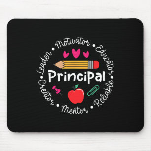 Principal Leader Motivator Funny Back To School Fi Mouse Pad