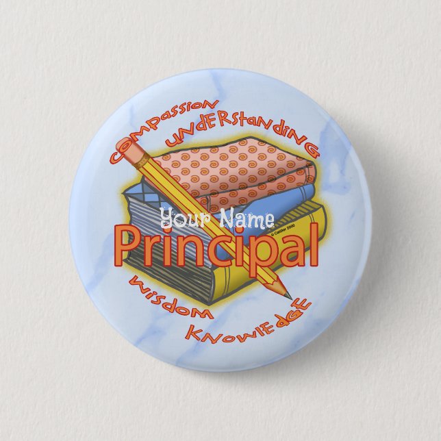 Principal Motto Button (Front)