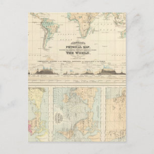 Principal Mountains and Plateaus Postcard