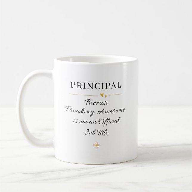 Principal Office Quote Coffee Mug (Left)