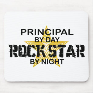Principal Rock Star by Night Mouse Pad