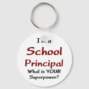 principal school keychain
