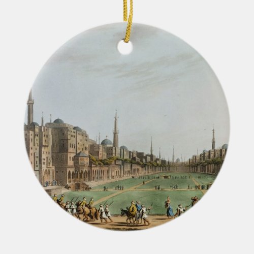 Principal Square in Grand Cairo with Murad Beys Ceramic Ornament