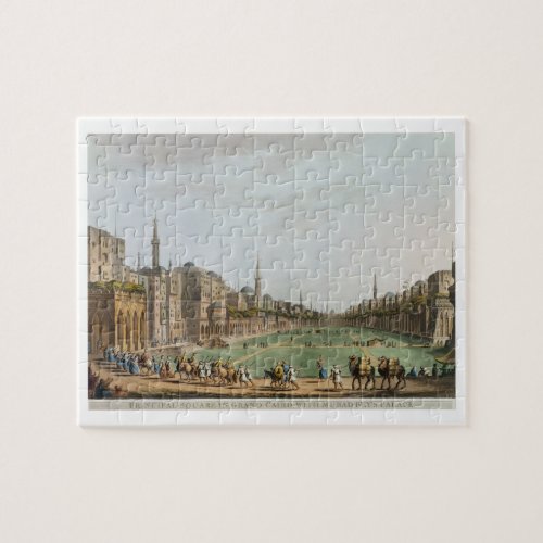 Principal Square in Grand Cairo with Murad Beys Jigsaw Puzzle