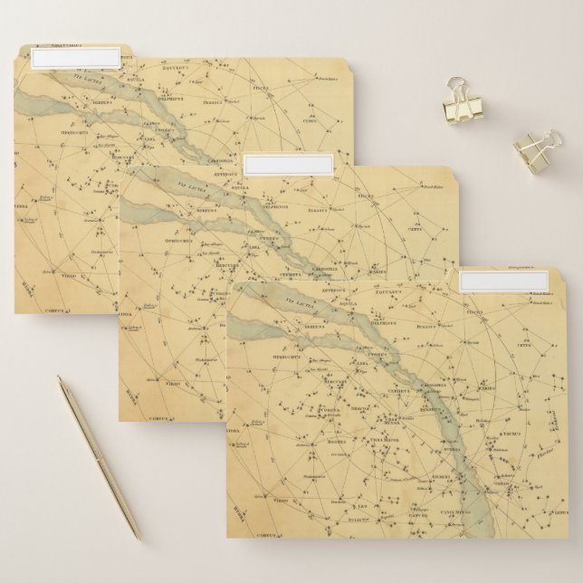 Principal Stars Visible to Great Britain File Folder (Set)