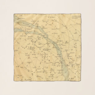 Principal Stars Visible to Great Britain Scarf