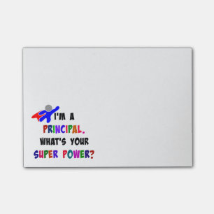Principal Super Power Post-it Notes