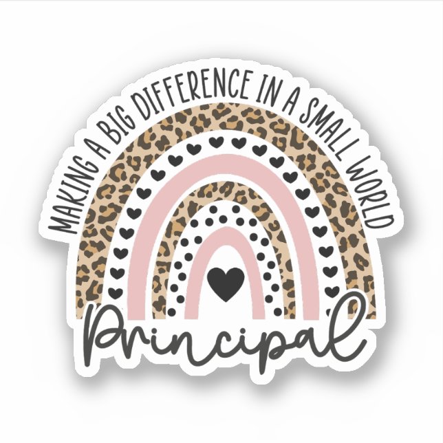 Principal Team Gift For Principal School Principal Sticker (Front)