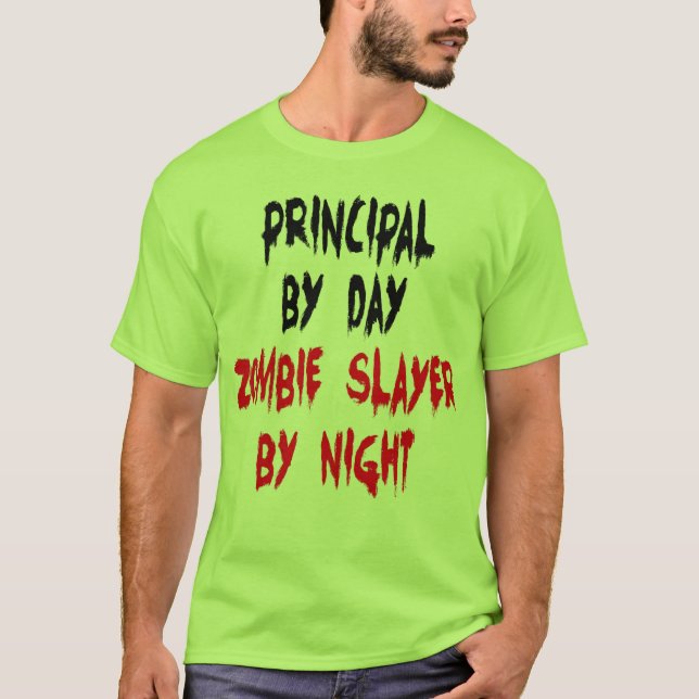 Principal Zombie Joke T-Shirt (Front)