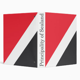 Principality of Sealand Flag 3 Ring Binder