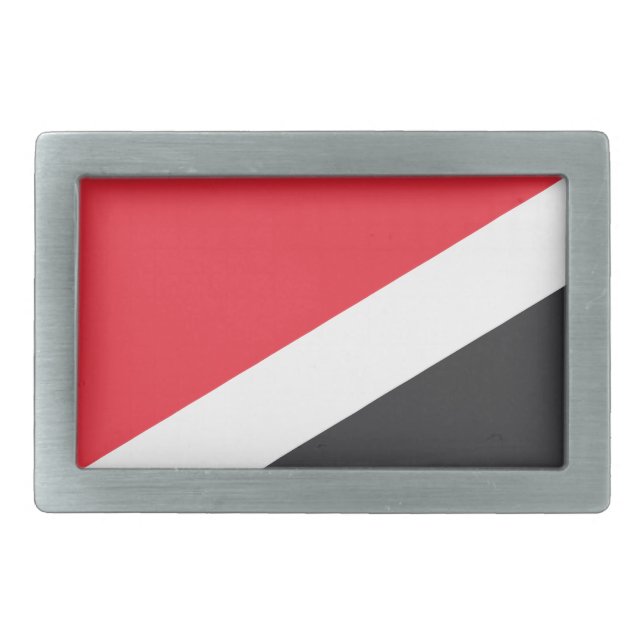 Principality of Sealand Flag Belt Buckle (Front)