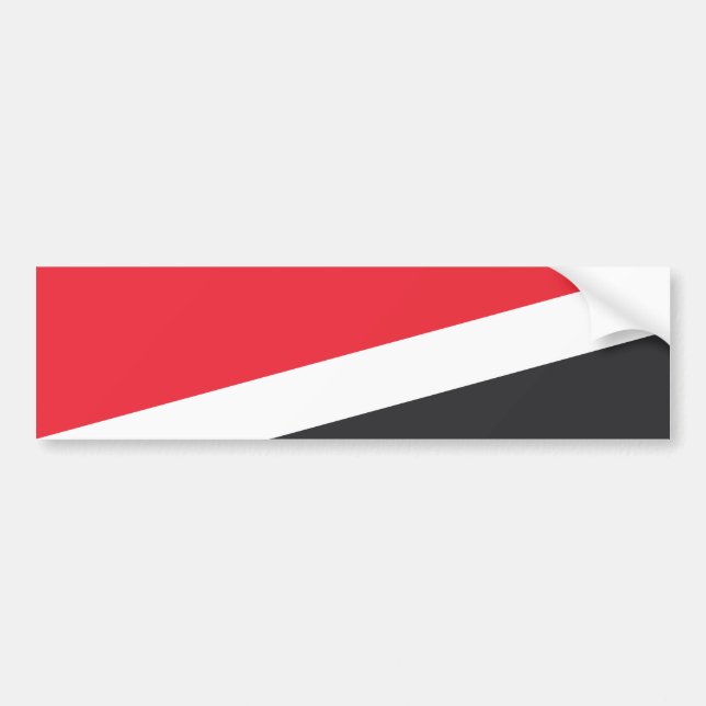 Principality of Sealand Flag Bumper Sticker (Front)