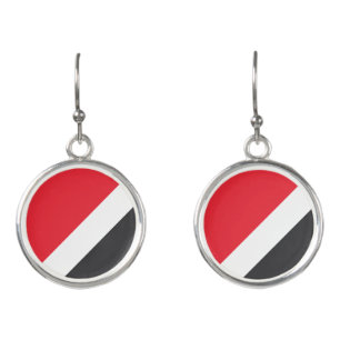 Principality of Sealand Flag Earrings