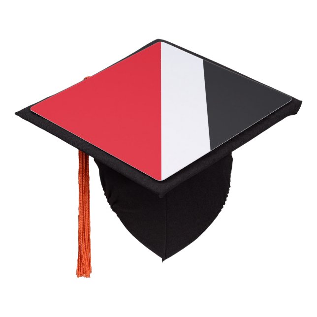 Principality of Sealand Flag Graduation Cap Topper (Angled)