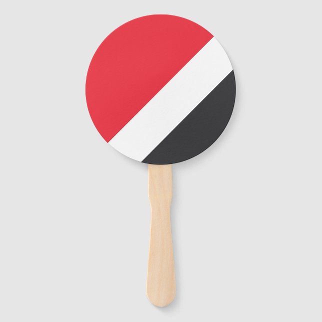 Principality of Sealand Flag Hand Fan (Front)