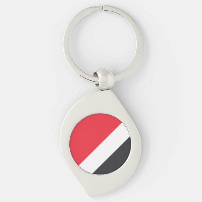 Principality of Sealand Flag Keychain (Front)