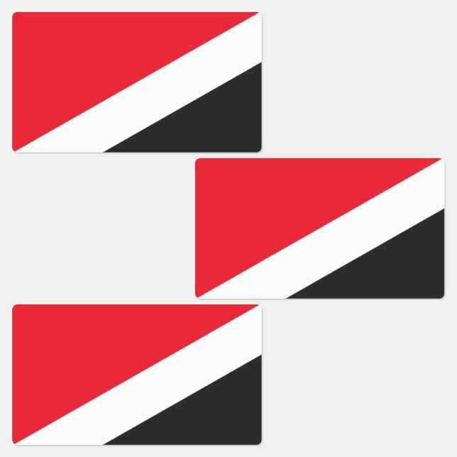 Principality of Sealand Flag Labels (Group)