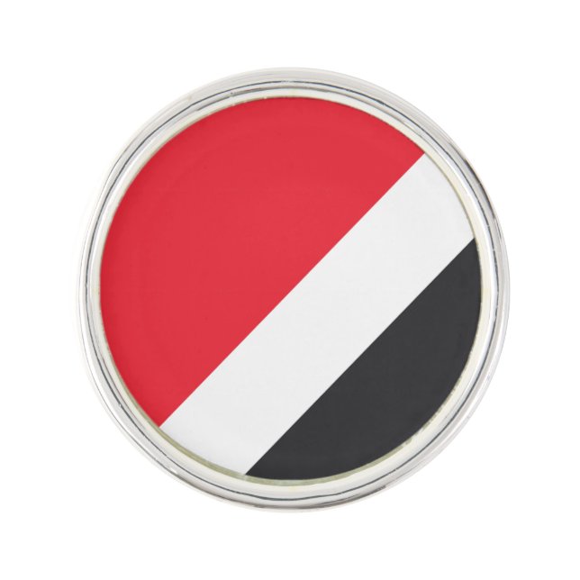 Principality of Sealand Flag Lapel Pin (Front)