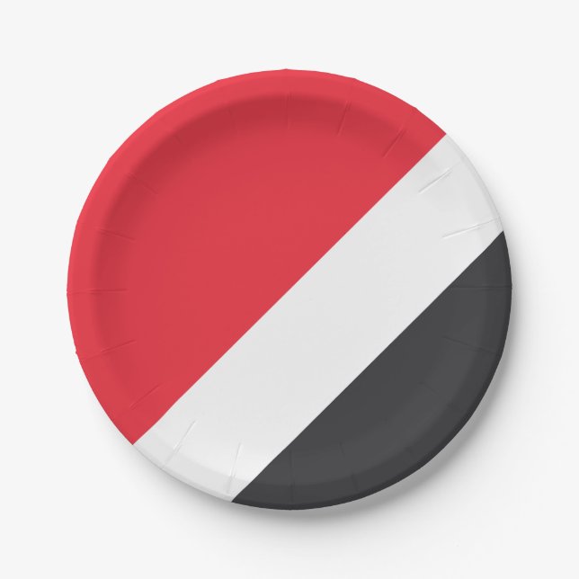 Principality of Sealand Flag Paper Plates (Front)
