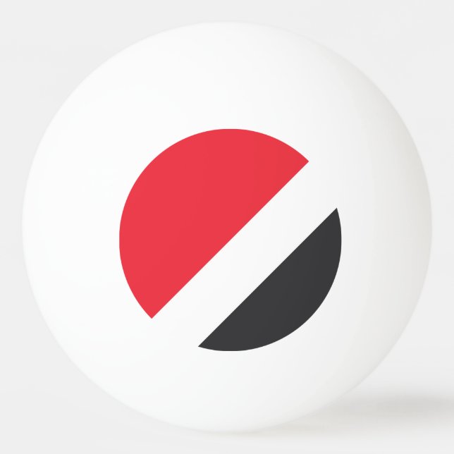 Principality of Sealand Flag Ping Pong Ball (Front)