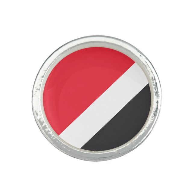 Principality of Sealand Flag Ring (Front)