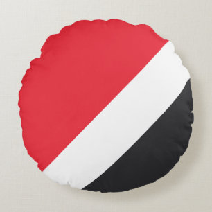 Principality of Sealand Flag Round Pillow