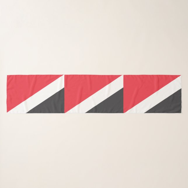 Principality of Sealand Flag Scarf (Front (Horizontal))