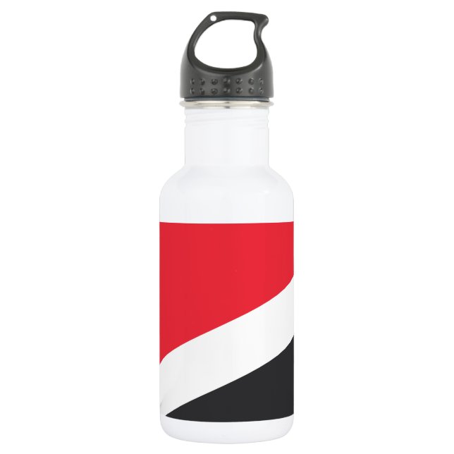Principality of Sealand Flag Stainless Steel Water Bottle (Front)