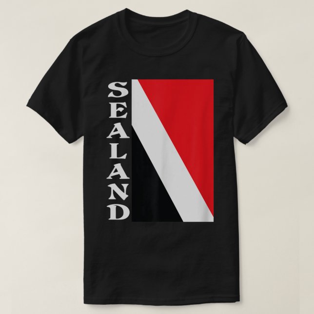 Principality of Sealand Flag  T-Shirt (Design Front)