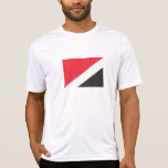 Principality of Sealand Flag T-Shirt<br><div class="desc">Patriotic flag of Principality of Sealand.</div>