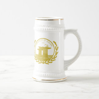 principality of sealand seal crest beer stein