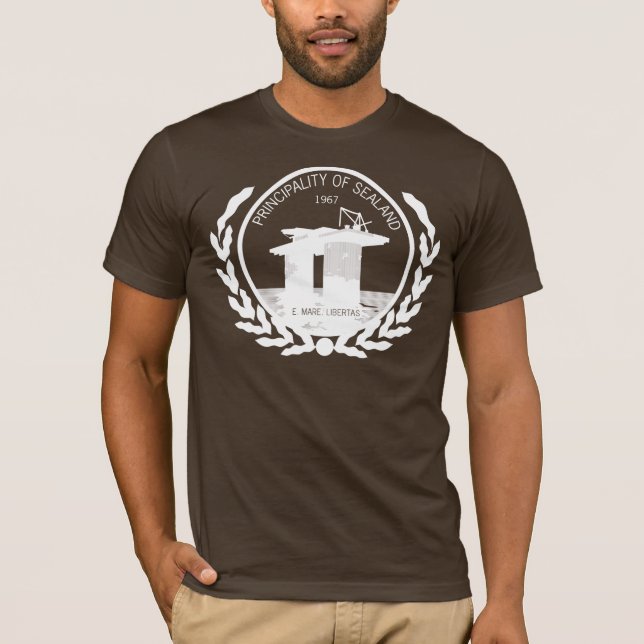 principality of sealand seal crest T-Shirt (Front)