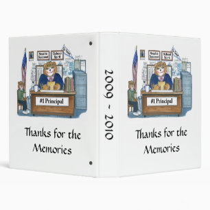 Principal's Memory Book 3 Ring Binder