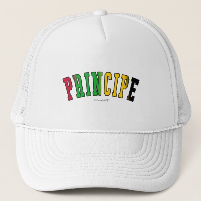 Principe in National Flag Colors Hat