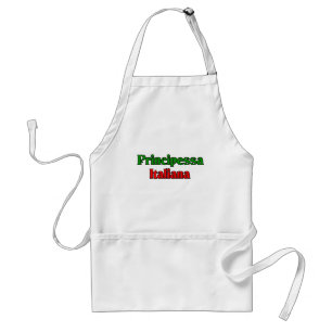 Principessa Italiana (Italian Princess) Adult Apron