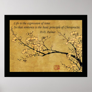 Principle of Chiropractic Health Quote Poster