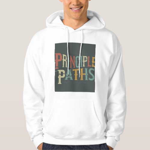 principle paths Mens Basic Hooded Sweatshirt