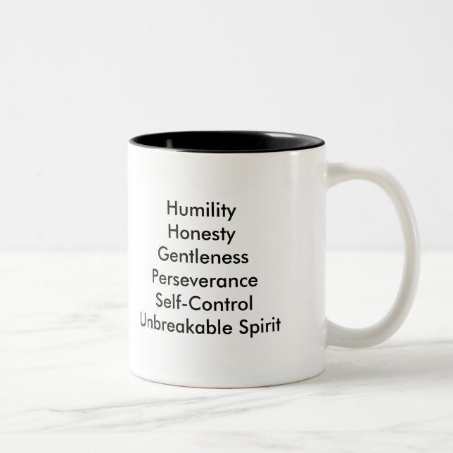 Principles of Choi Kwang Do Two-Tone Coffee Mug (Right)