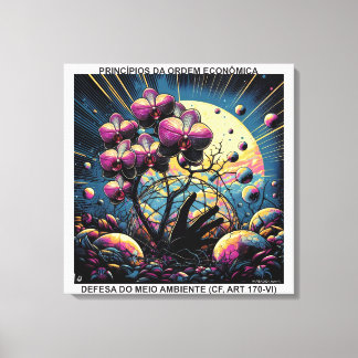 PRINCIPLES OF ECONOMIC ORDER - TENDED CANVES CANVAS PRINT